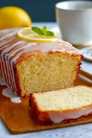 Lemon Loaf Cake with Lemon Glaze