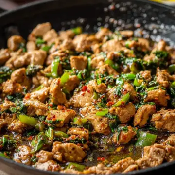 Garlic Ginger Turkey Skillet