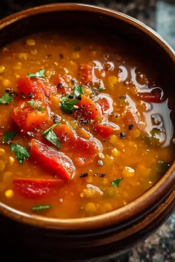 Best Roasted Tomato, Red Pepper, and Lentil Soup Recipe for Cozy Nights