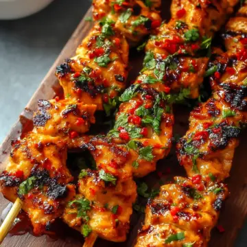 Bang Bang Chicken Skewers