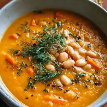 Easy Roasted Carrot, Fennel, and White Bean Soup Recipe to Savor