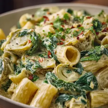 Spinach Artichoke Pasta Recipe
