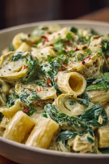 Spinach Artichoke Pasta Recipe