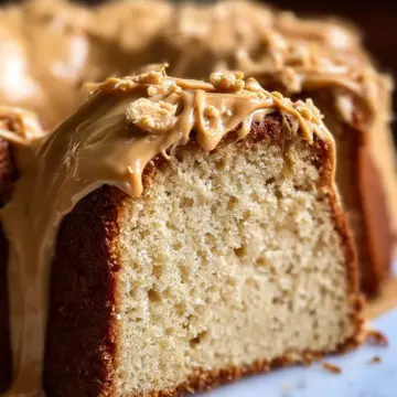 Peanut Butter Cream Pound Cake