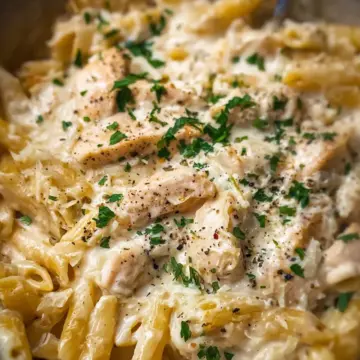 Crockpot Chicken Alfredo