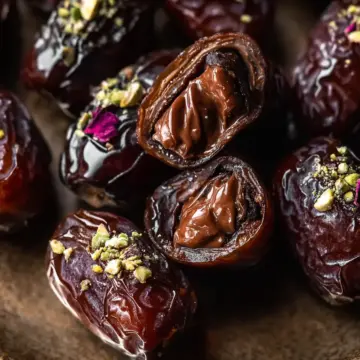 Dubai Chocolate Stuffed Dates