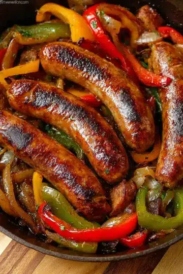 Andouille Sausage + Peppers Recipe