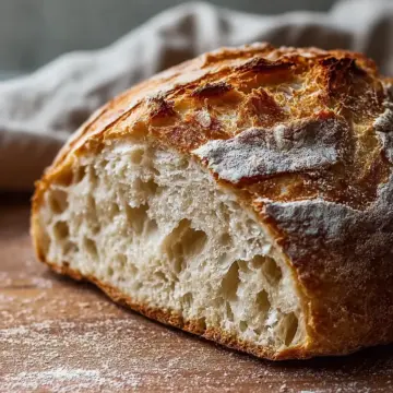 Quick Homemade Crusty Bread