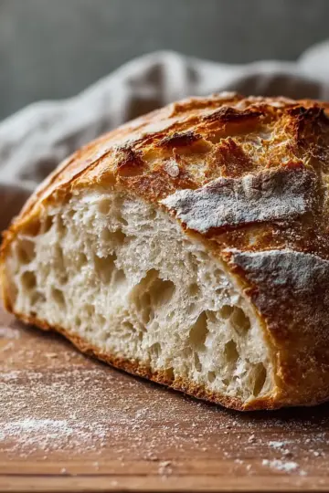 Quick Homemade Crusty Bread