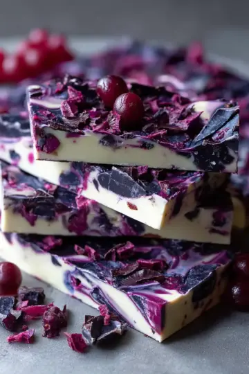 Black Currant Cheesecake Bark