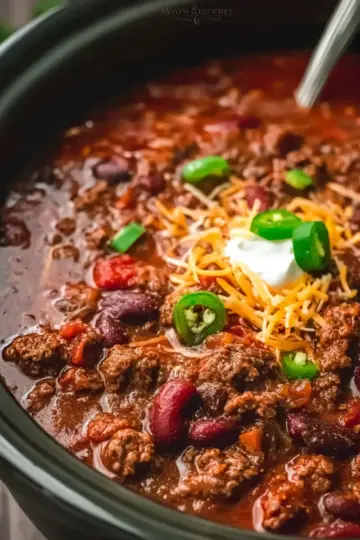 The Best Crockpot Chili