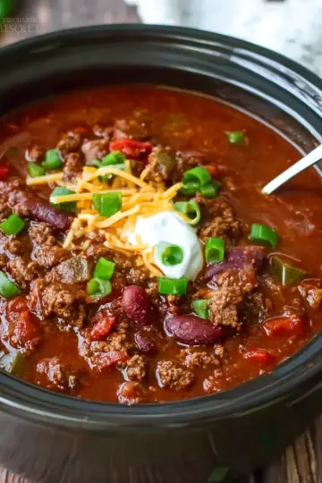 The Best Crockpot Chili