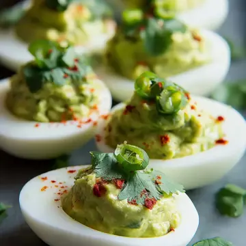 Avocado Deviled Eggs