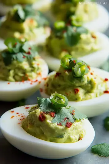 Avocado Deviled Eggs