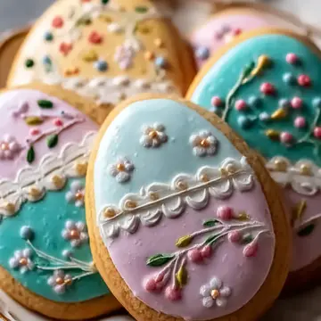 Easter Egg Sugar Cookies