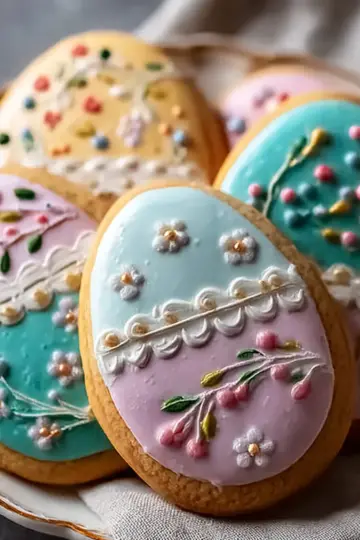 Easter Egg Sugar Cookies