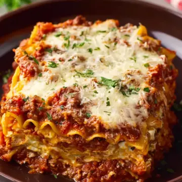 Easy Crockpot Lasagna