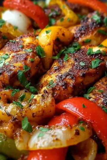 Flavorful Cajun Chicken with Sweet Bell Peppers