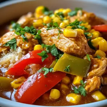 Easy Crockpot Chicken with Sweet Corn and Bell Peppers Recipe to Savor