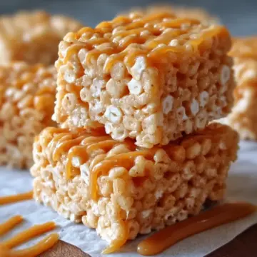 Easy Salted Caramel Rice Krispie Treats