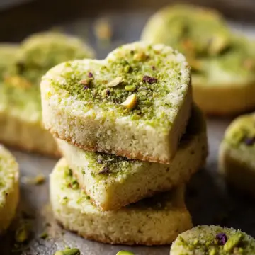 Delightful Pistachio Shortbread Cookies