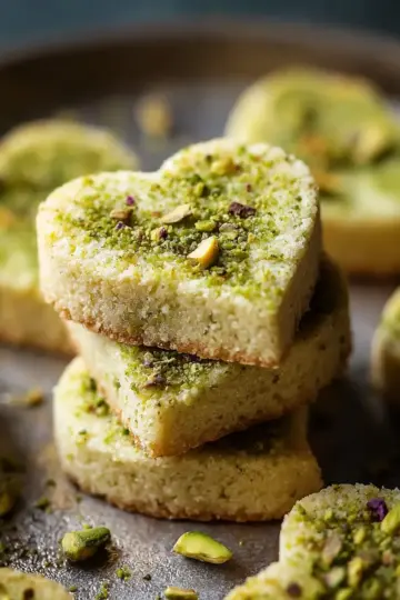Delightful Pistachio Shortbread Cookies