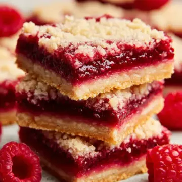 buttery Raspberry Shortbread Bars