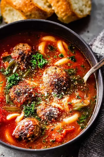 Italian Meatball Soup