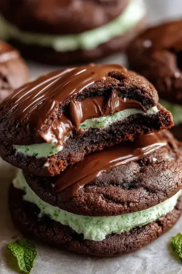 Chocolate Mint Cookies