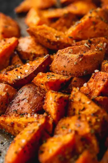 Crispy Roasted Sweet Potatoes