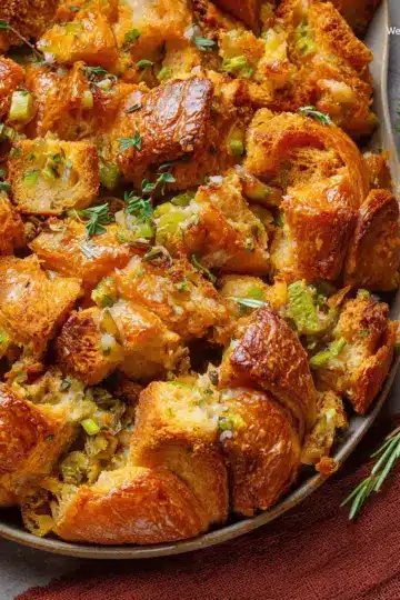 Buttery Herb Croissant Stuffing